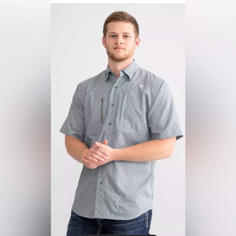 Ariat Vent Tek XL Lightweight easy wash & wear Relaxed Fit Runs Larger - Picture 2 of 11